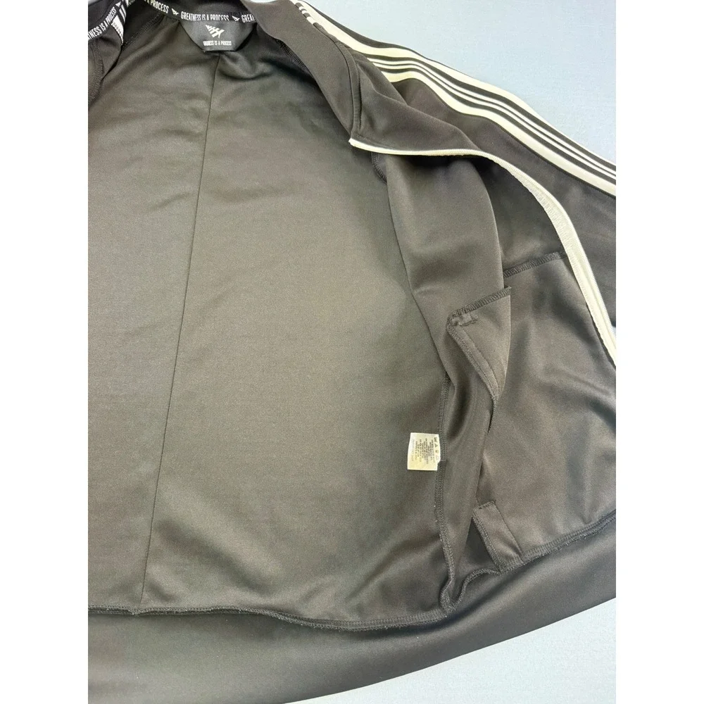 Paper Planes Mens Track Jacket Black White Stripe Full‎ Zip Size Medium M